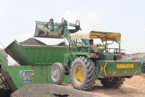 1200 kg front loader tractor