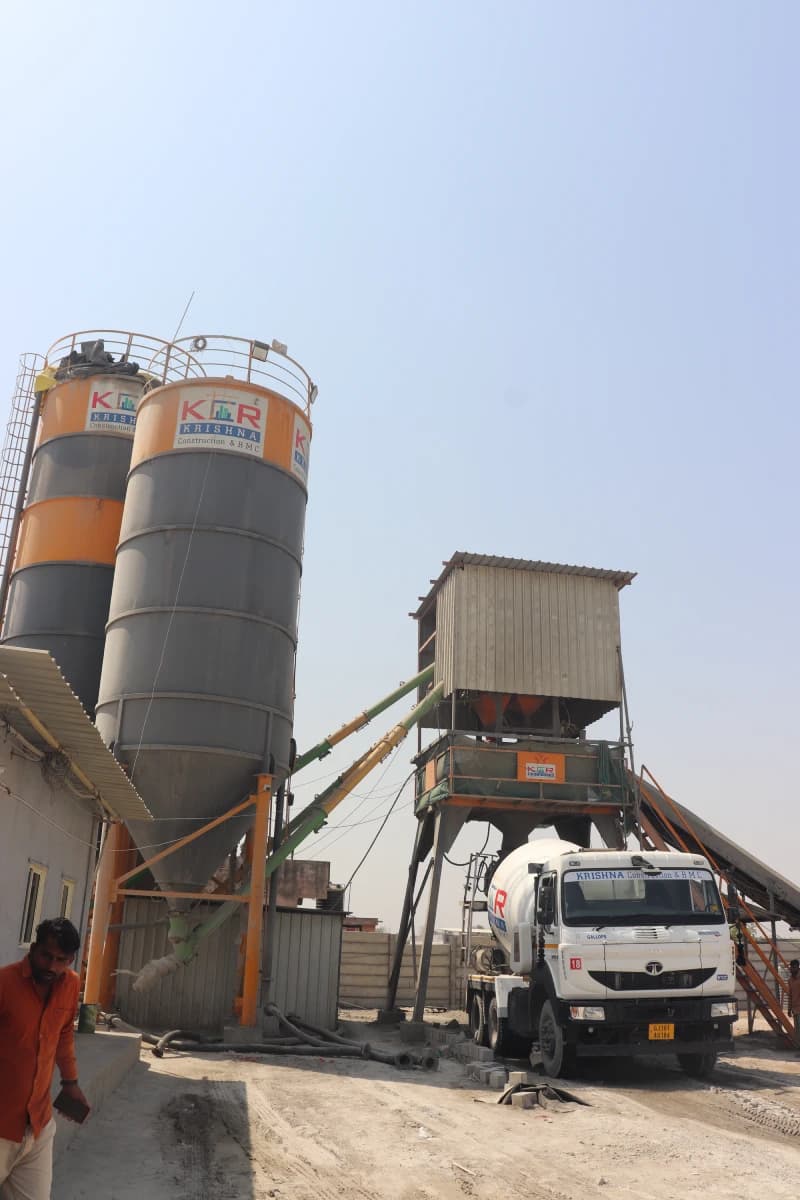 Telav ready-mix concrete plant exterior